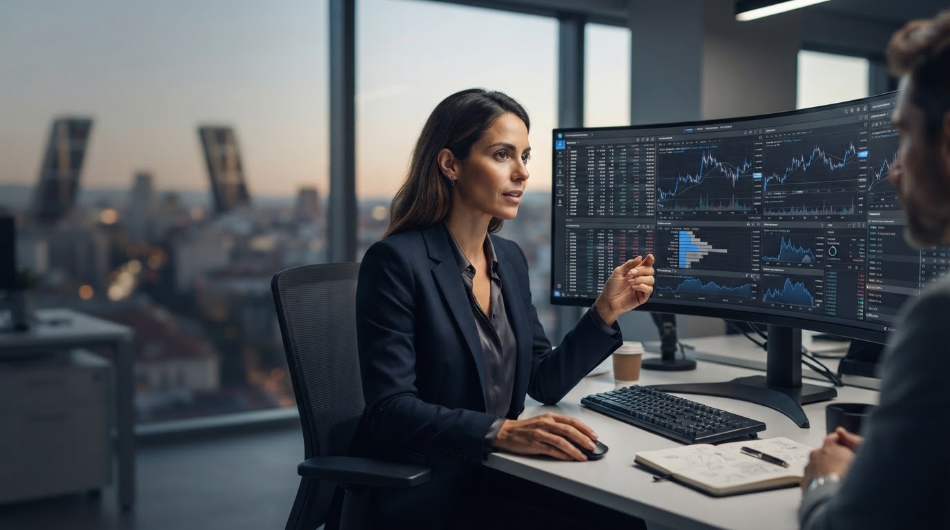 RopidoCripto panel de análisis de datos financieros para pymes